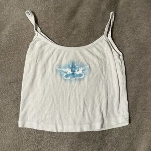 Boys lie ribbed tank top